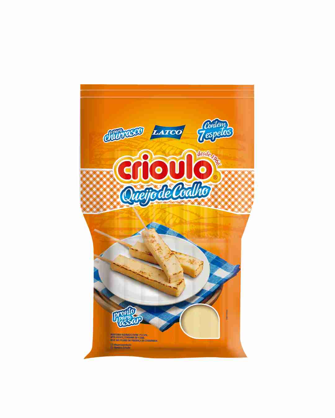 Queijo Coalho Espeto Crioulo 340g